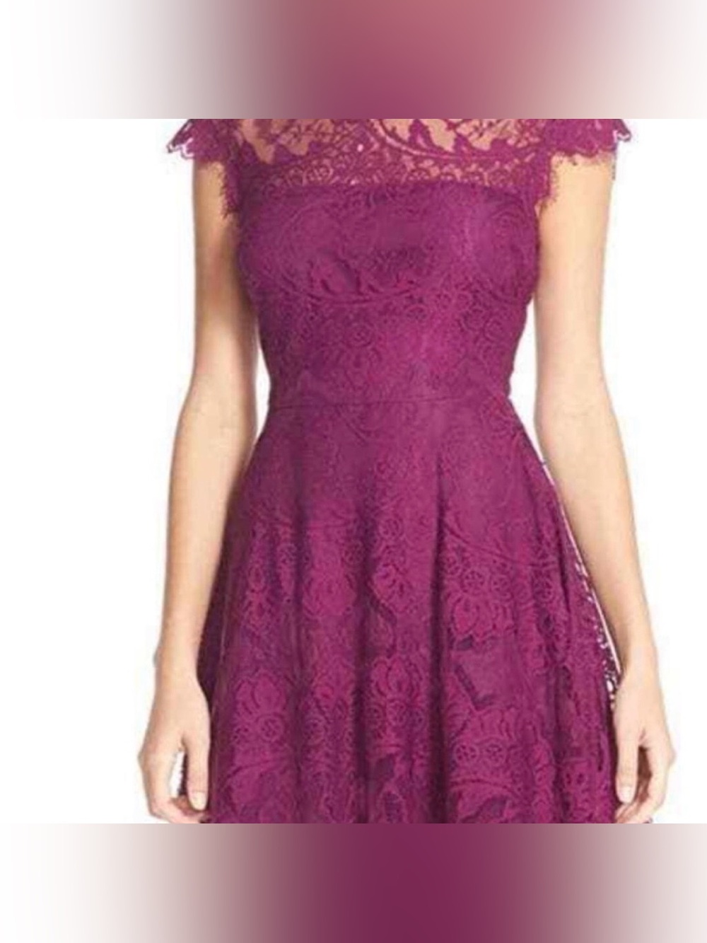 BBDakota Fit & Flare Women's Dress in Plum
Size 8